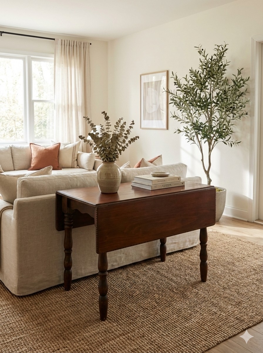 Vintage Drop-Leaf Occasional Table