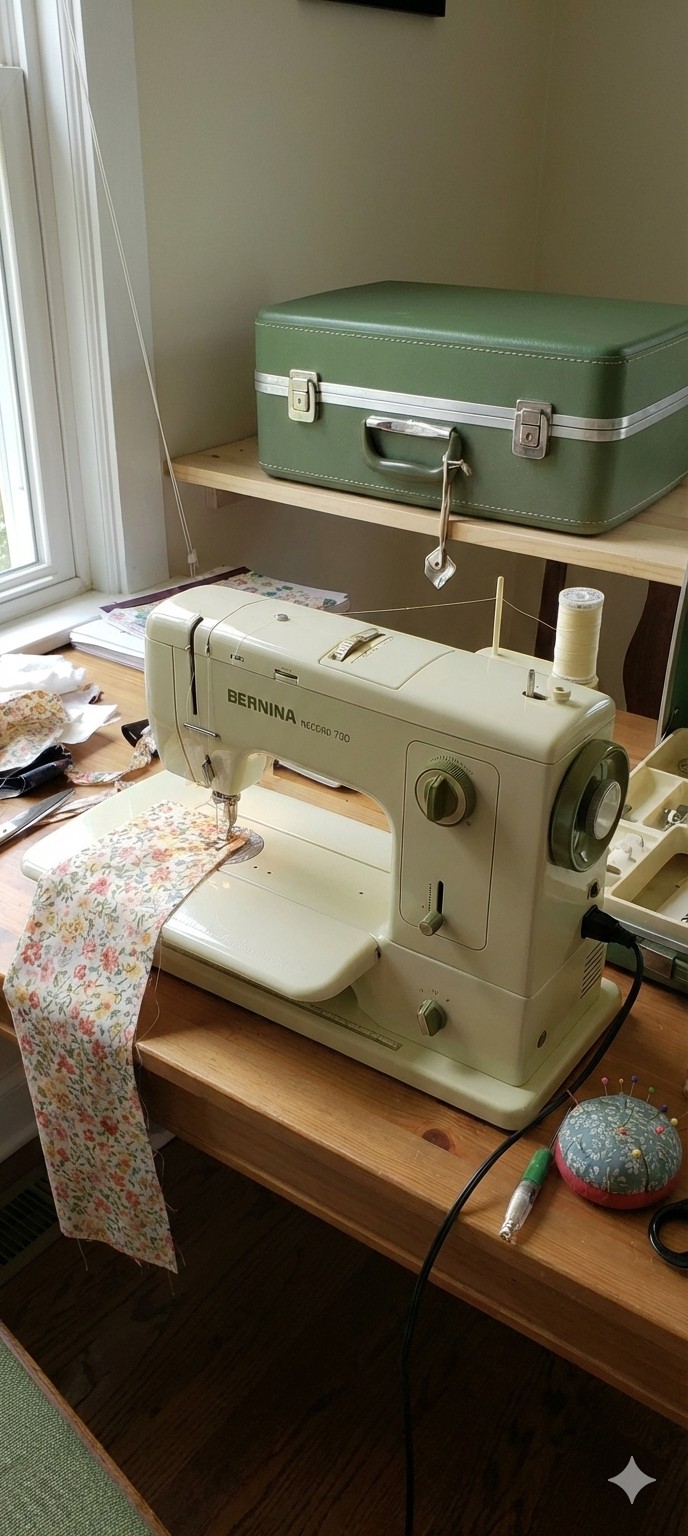 Vintage Bernina Record 730 Sewing Machine