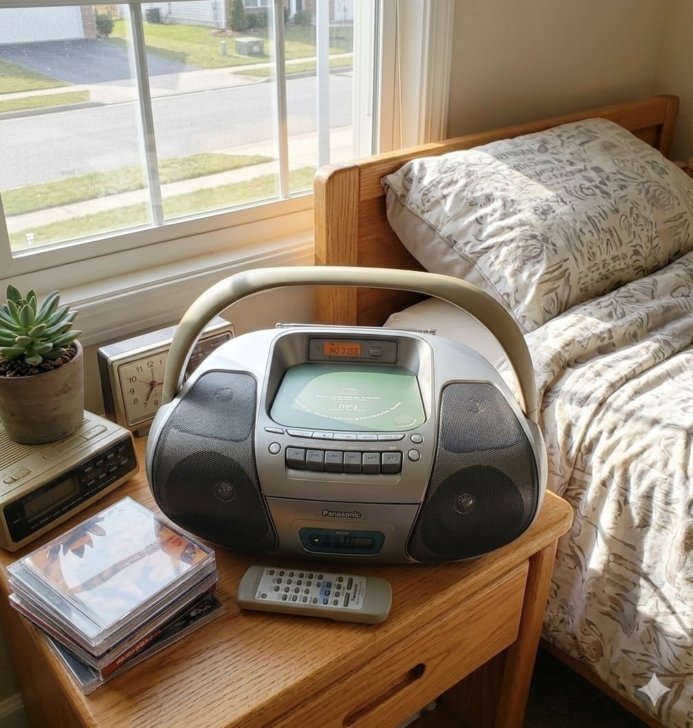 Panasonic RX-D29 MP3/CD/Tape Boombox with Remote