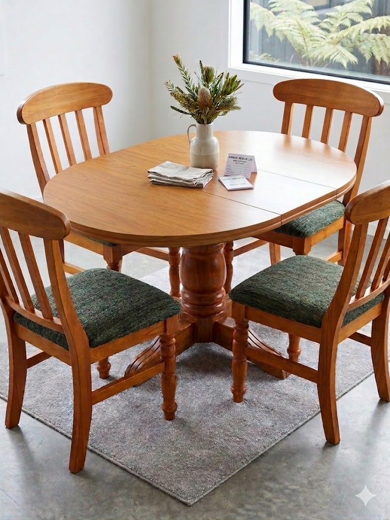 Danske Møbler Bianca Oak & Beech Dining Suite (1984)