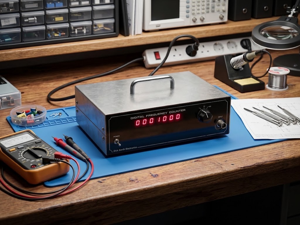 Vintage Dick Smith Digital Frequency Counter