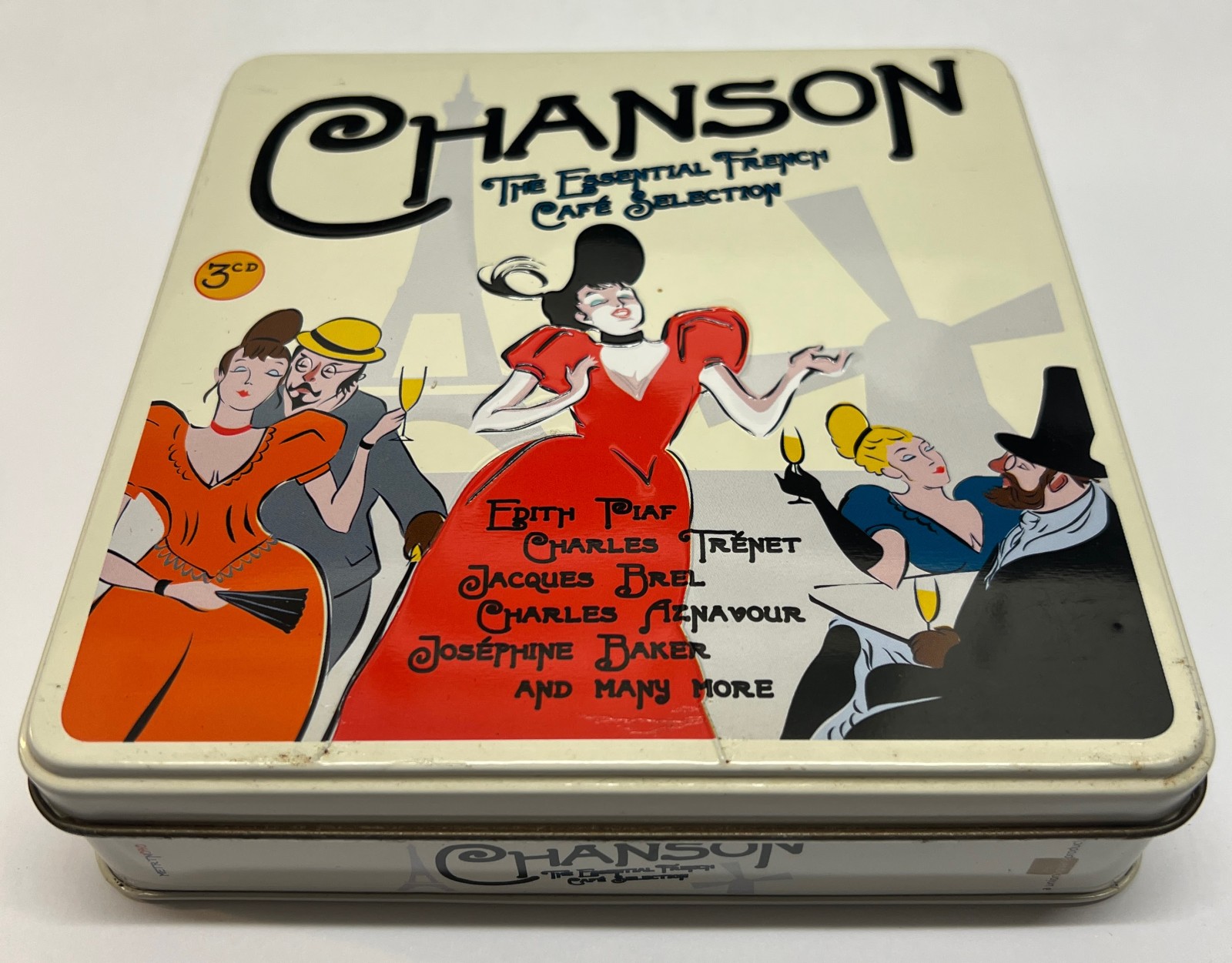 Chanson: Essential French Café 3-CD Tin Set