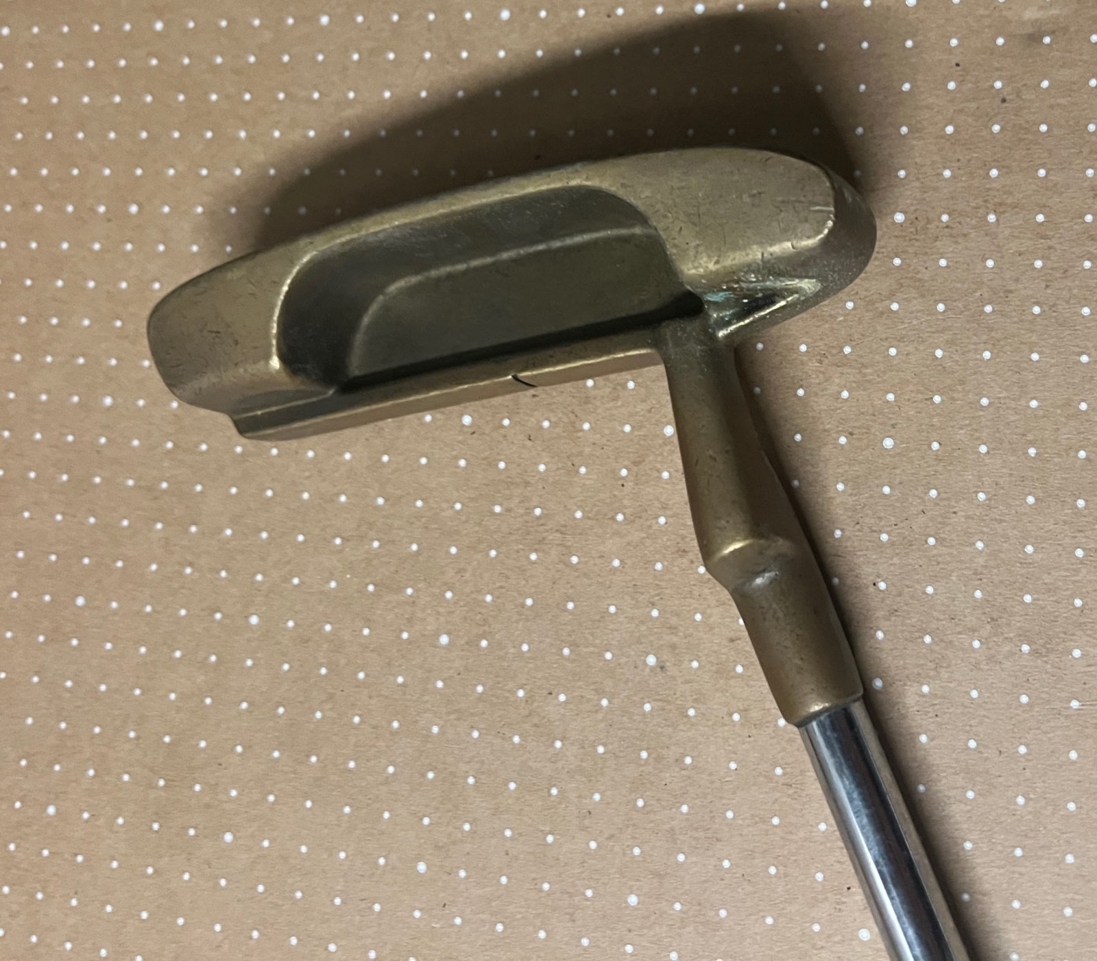 Vintage Evans Golf Brass Blade Putter