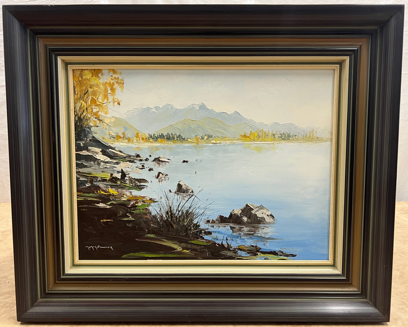 Michael Ponder 1982 Oil "Lake Hayes" NZ