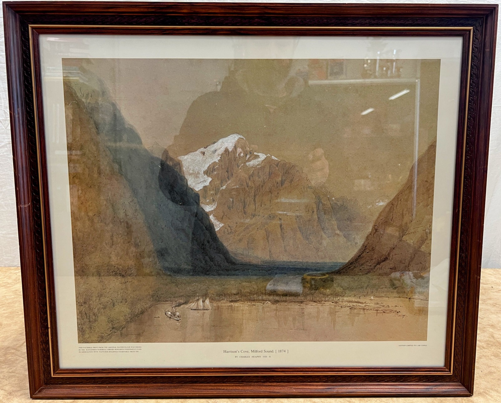 Charles Heaphy Print Harrison's Cove Milford 1981