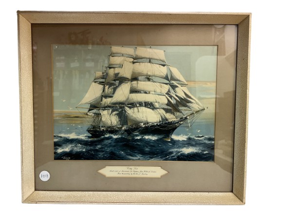 Cutty Sark Vintage Print by Jack Spurling (1018)
