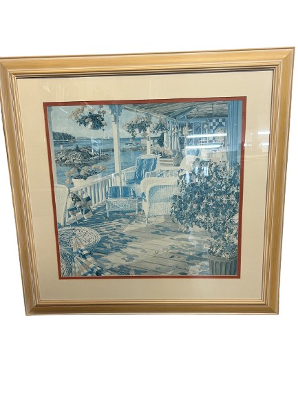 Framed Print: "Mollie's Porch"