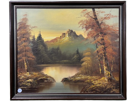 "Alpine Lake" by Unsigned (1003)