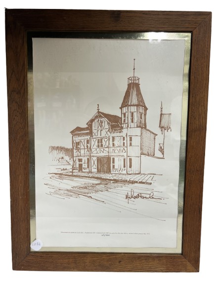 Wellington Rowing Club (Limited Edition) by Sir Michael Fowler (1021)