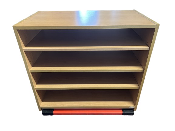 Premium Deep 4-Tier Office Equipment Utility Unit